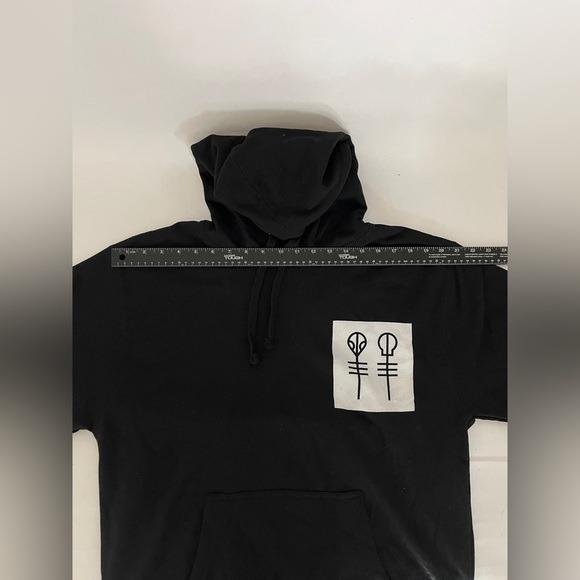 Twenty One Pilots Hooded Sweatshirt Clique Skeleton Keys Hoodie Medium - Picture 5 of 7